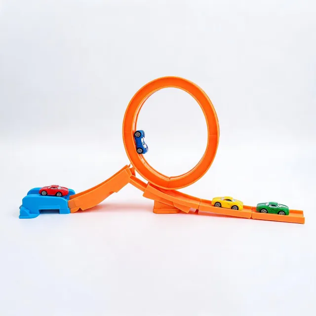 Hot Wheels playset with ramps and loop